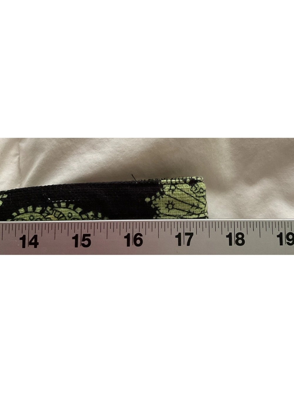 Paisley Embroidered Mini Skirt in Black with Pink & Green - Picture 8 of 10